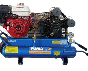 Puma TUE-8008HGE 8 Gallon 8 HP Two Stage Honda Electric Start Air Compressor New