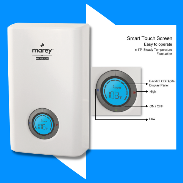 Marey Power Pak 24kW 4.5 GPM Electric Tankless Water Heater New