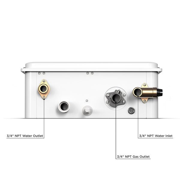 Eccotemp 6.8GB-ING Builder Series Tankless Water Heater Natural Gas 6.8 GPM Indoor Open Box
