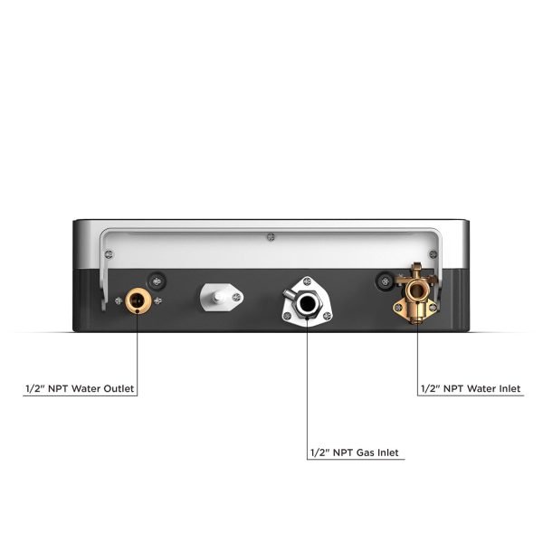 Eccotemp i12 NG 4.0 GPM Indoor Natural Gas Tankless Water Heater Open Box