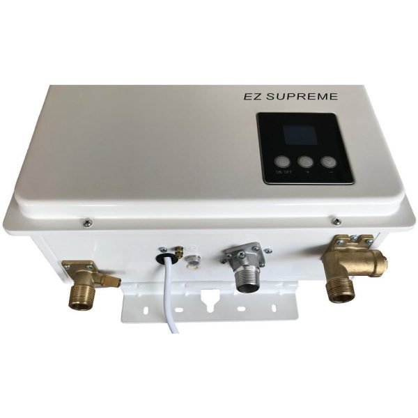 EZ Tankless EZSUPNG Indoor Supreme on Demand 8.2 GPM 165000 BTU Natural Gas Tankless Water Heater with Direct Vent Flue Pipe Kit New